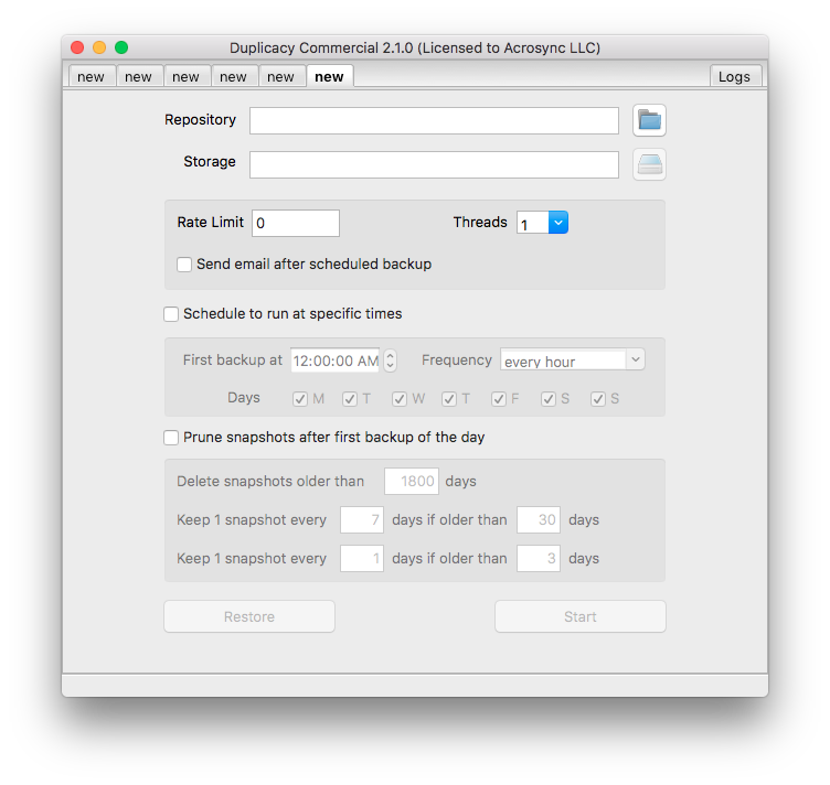 minimal data duplicacy definition